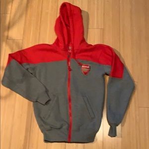 NWOT Licensed Arsenal Color Block zip up hoodie⚽️